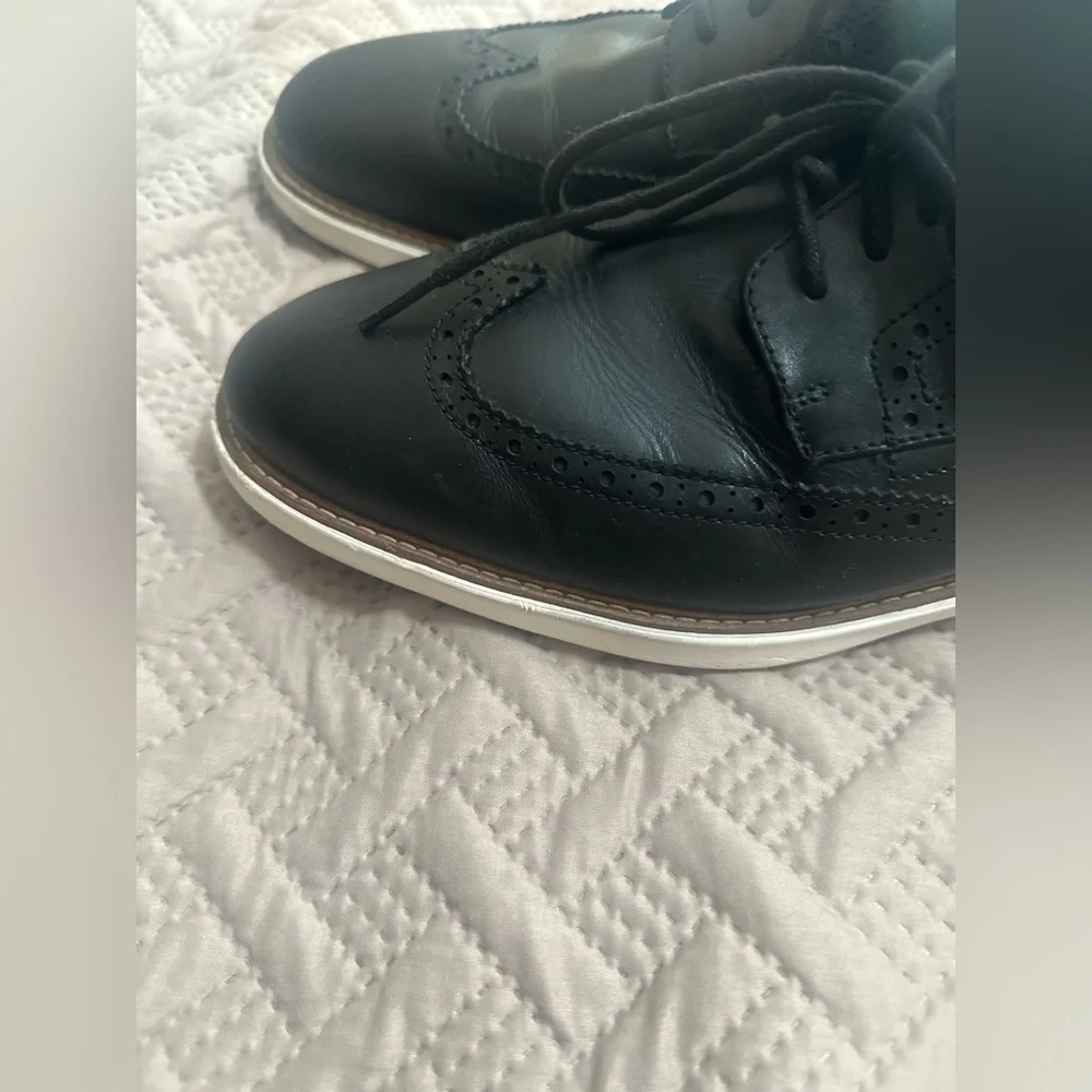 Men’s Cole Haan Black Grand Evolution ShortWing Oxford Shoes Business Casual 13M